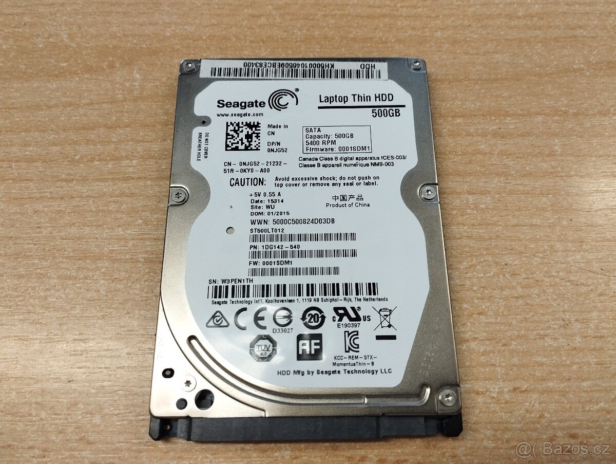 Disk Seagate Laptop Thin HDD 500GB 2,5" SATA - 2