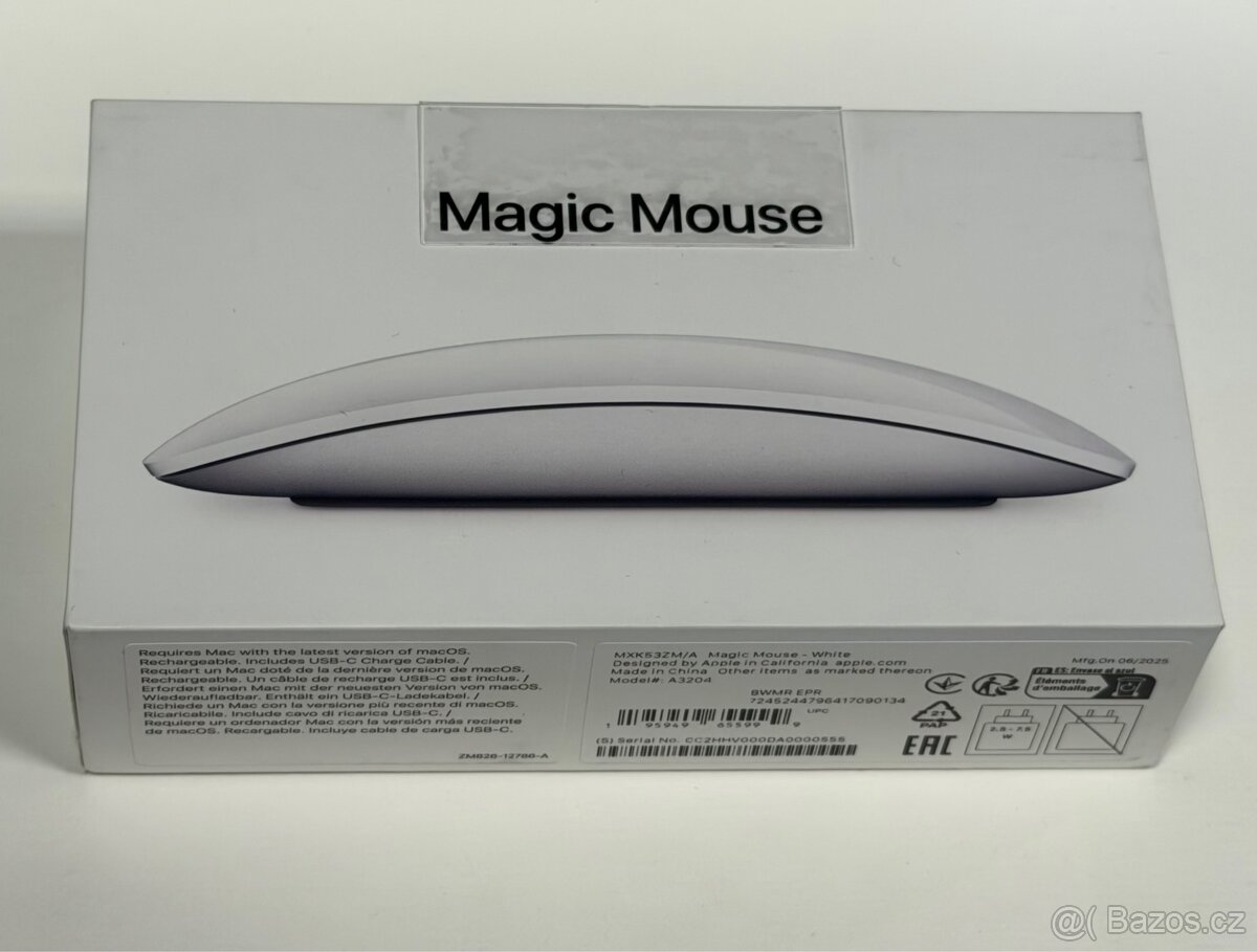 NOVÁ NEROZBALENÁ Apple Magic Mouse 3GEN. USB C / Záruka - 2