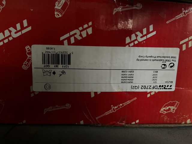 Kotouče Mazda 323 , MX3 - 2