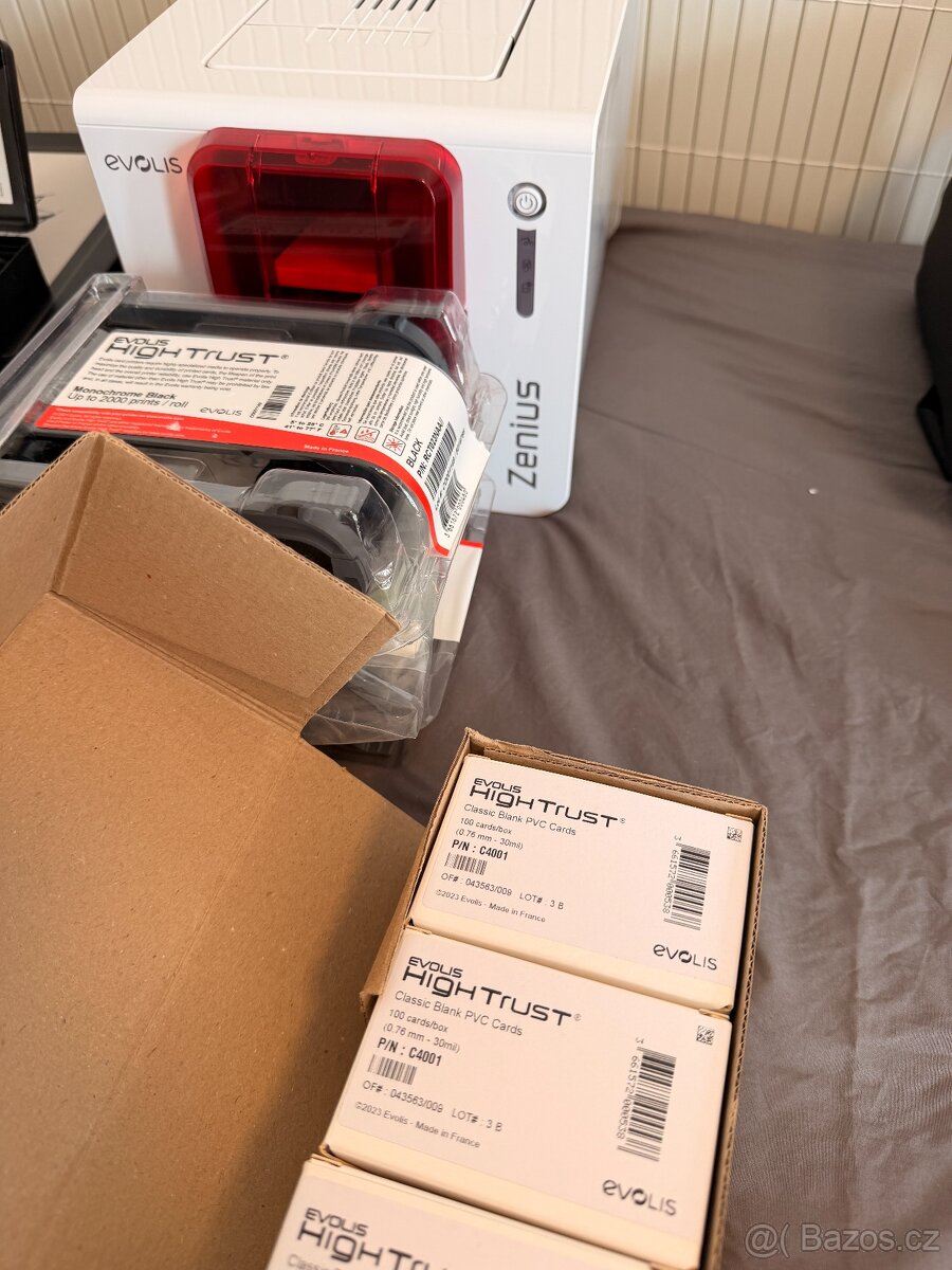 Profesionální tiskárna plastových karet Evolis Zenius + spot - 2