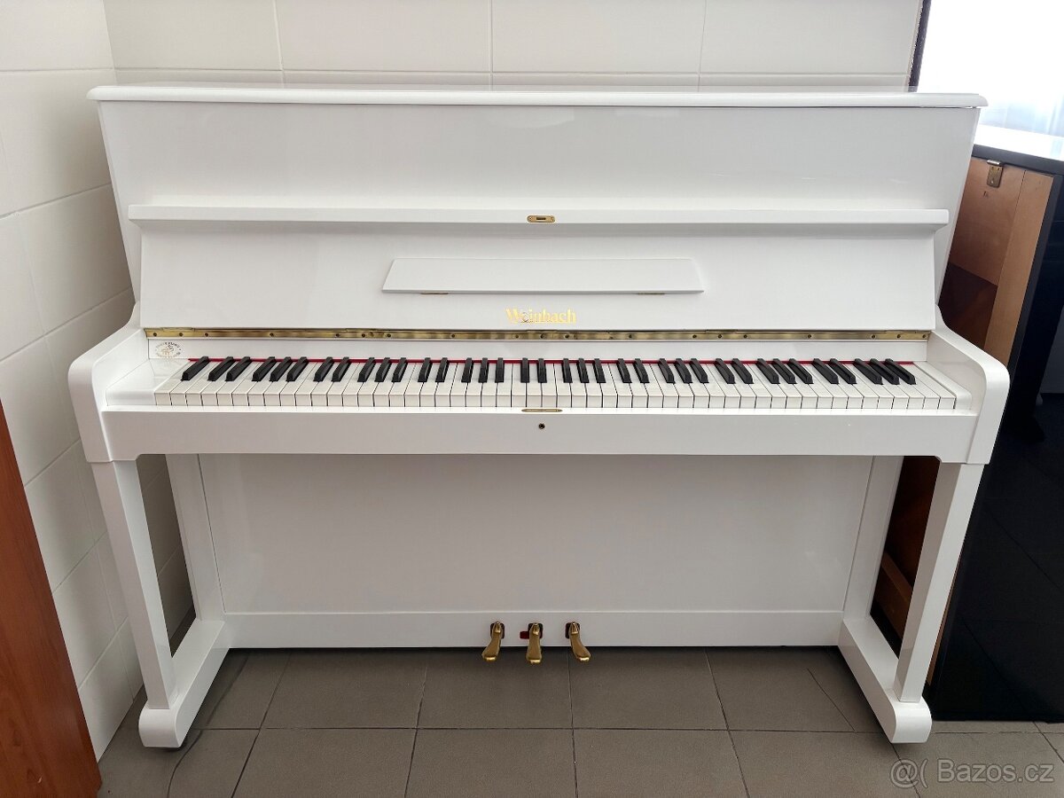 Klavír - české bílé piano Weinbach 006PB - 2