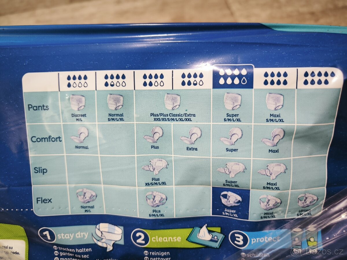 TENA Flex super plenkové kalhotky 7 kapek vel. L 30 ks - 2