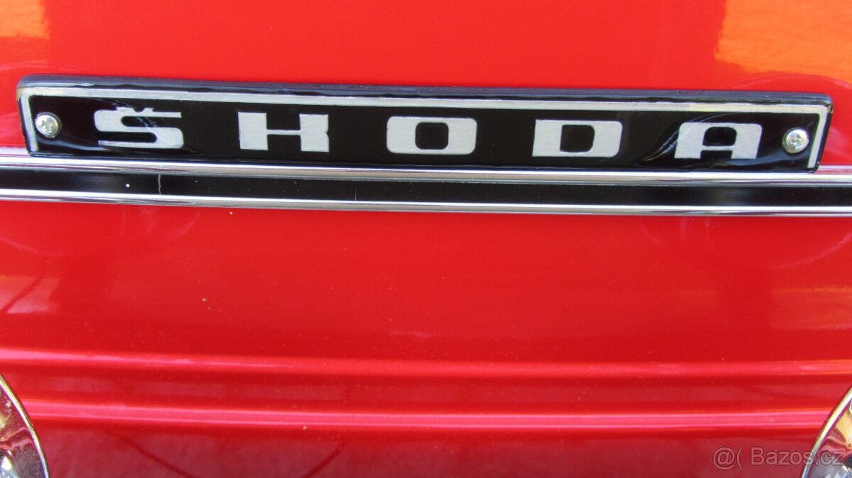 ŠKODA 110R ozdobný štít přední - vyrobený - 2