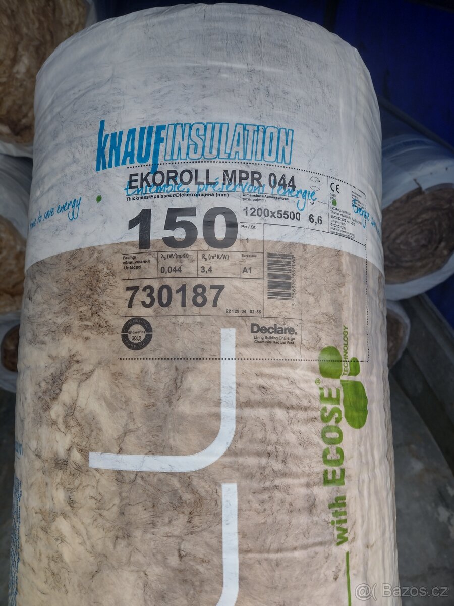 Minerálni vata, vlna, tepelná izolace 150 a 200 - 2