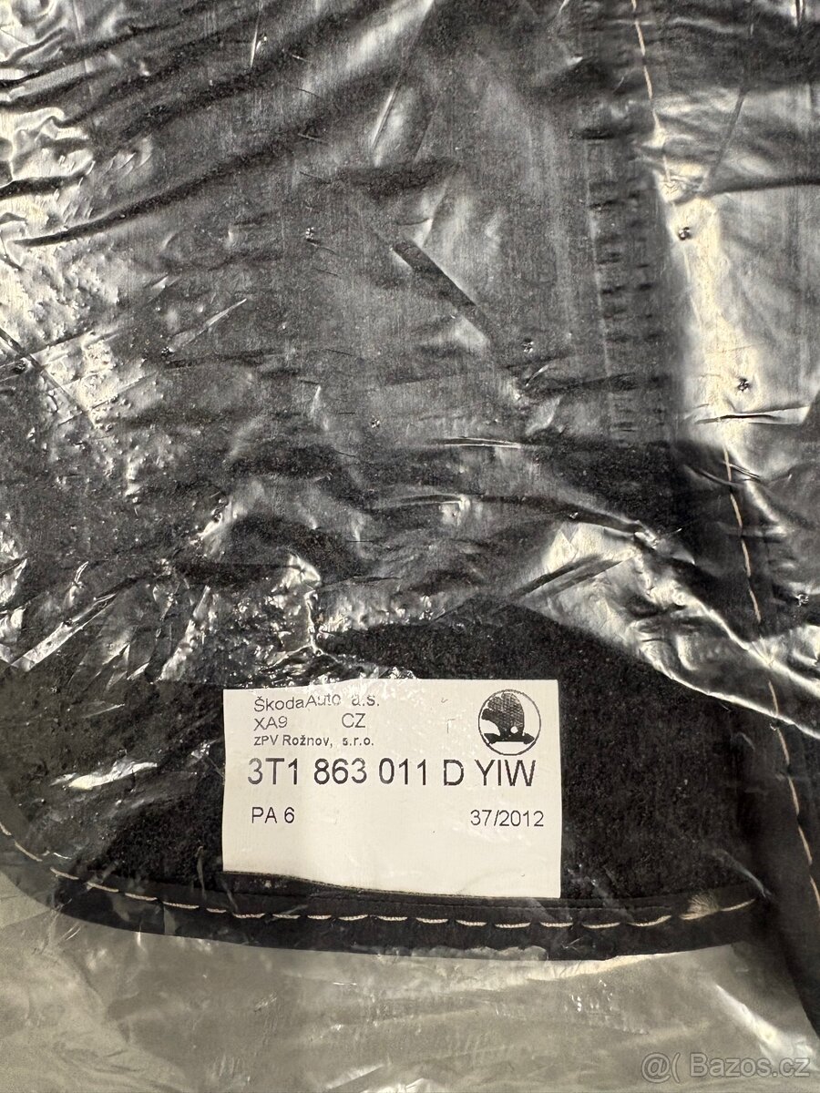 Škoda Superb II - originál textilní koberce - 2