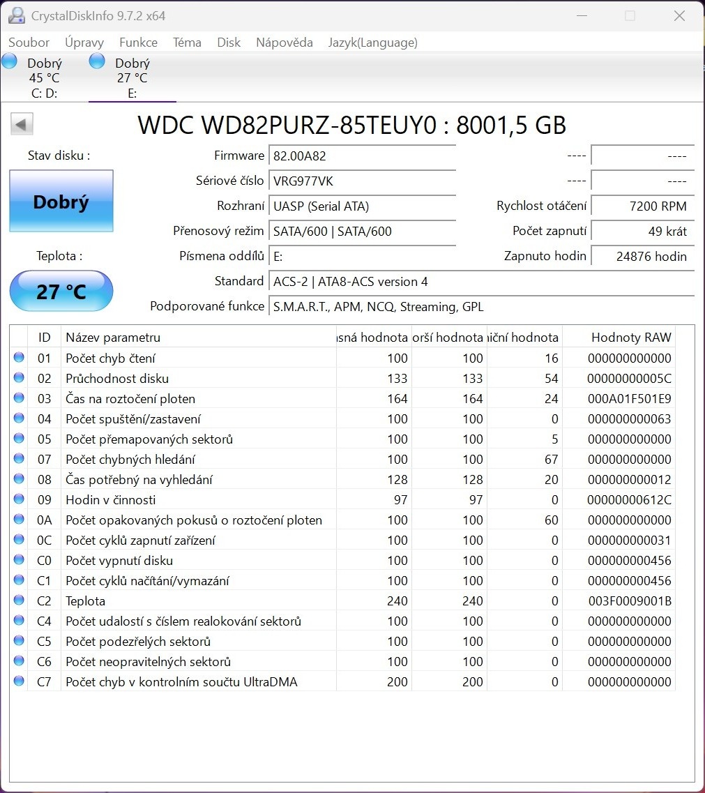 WD Purple 8 TB - 2