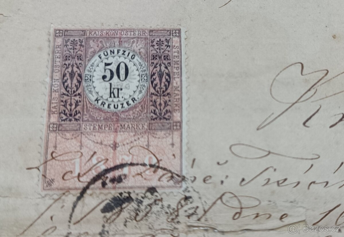 Kolkované staré tiskopisy - 2