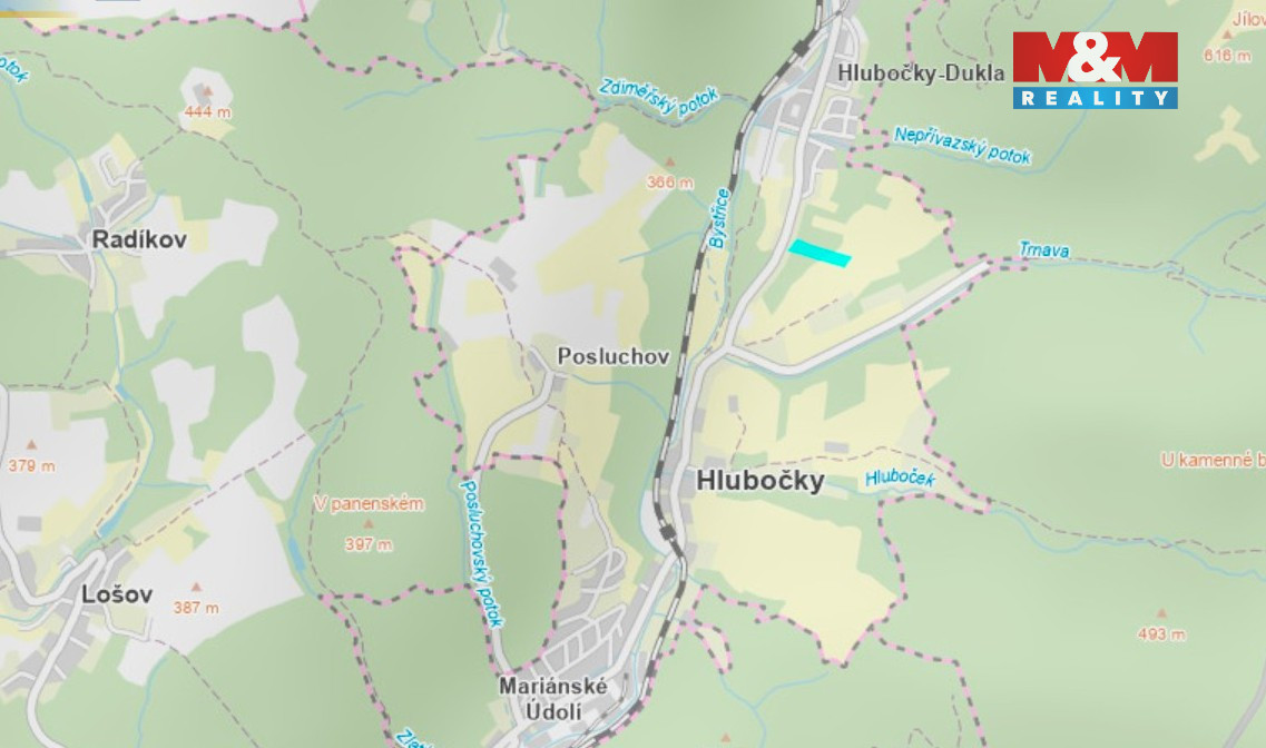 Prodej lesa a louky, 5070 m², Hlubočky - 2