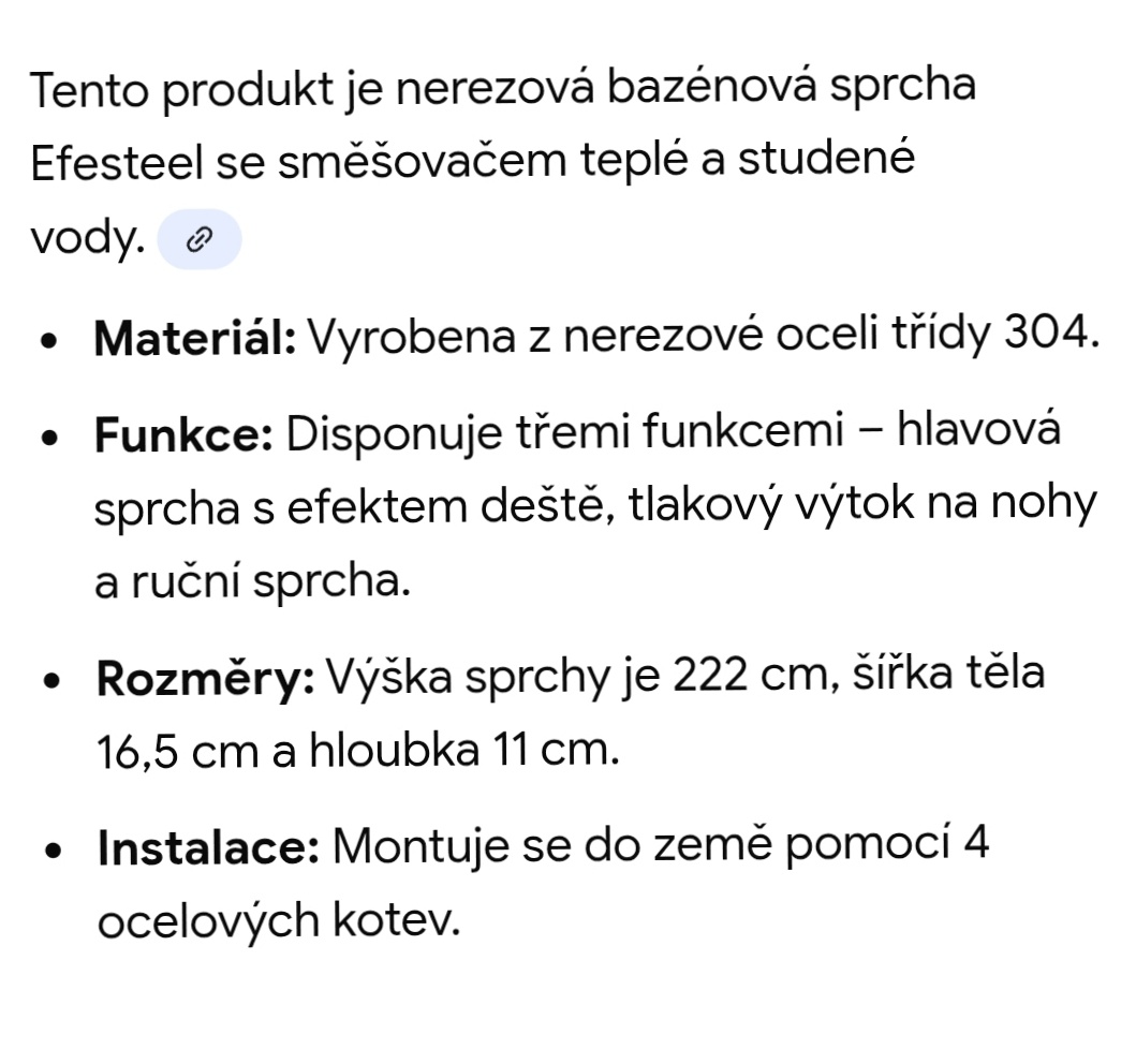 Sprcha k bazenu - 2
