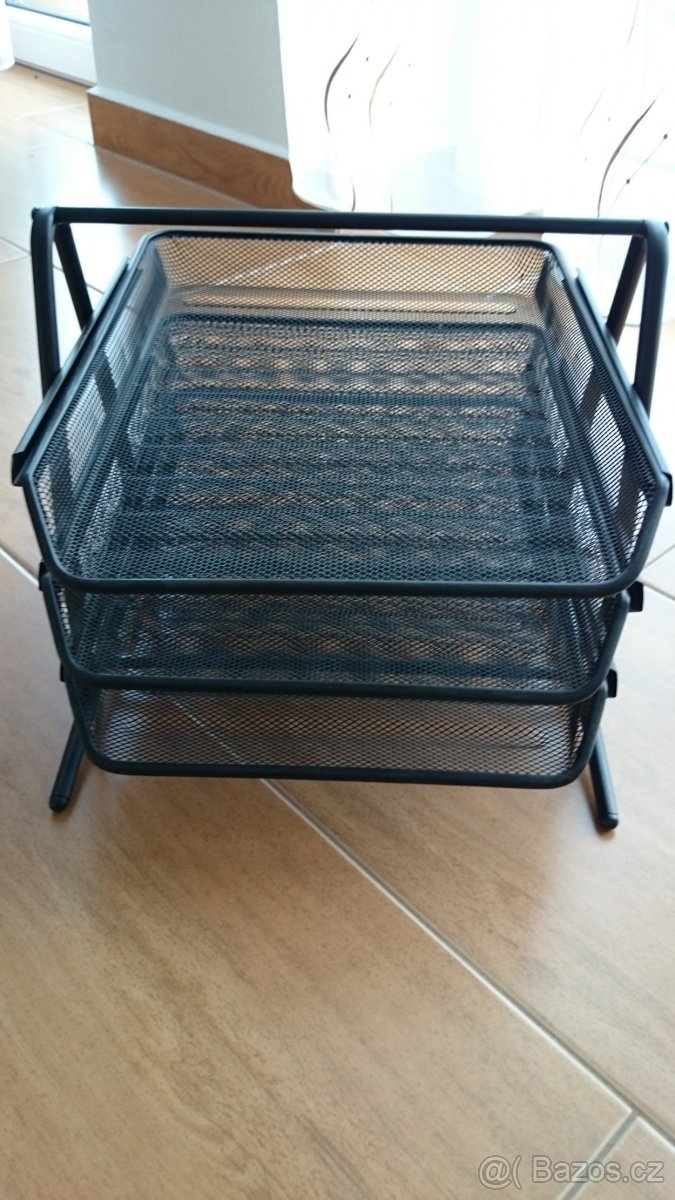 Drátěný kovový odkladač 3-dílný - 2