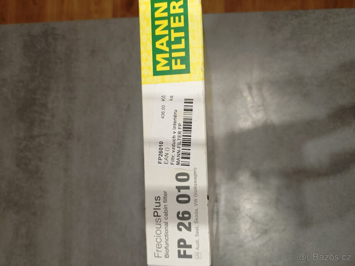 Mann filtr kabinový uhlíkový - 2