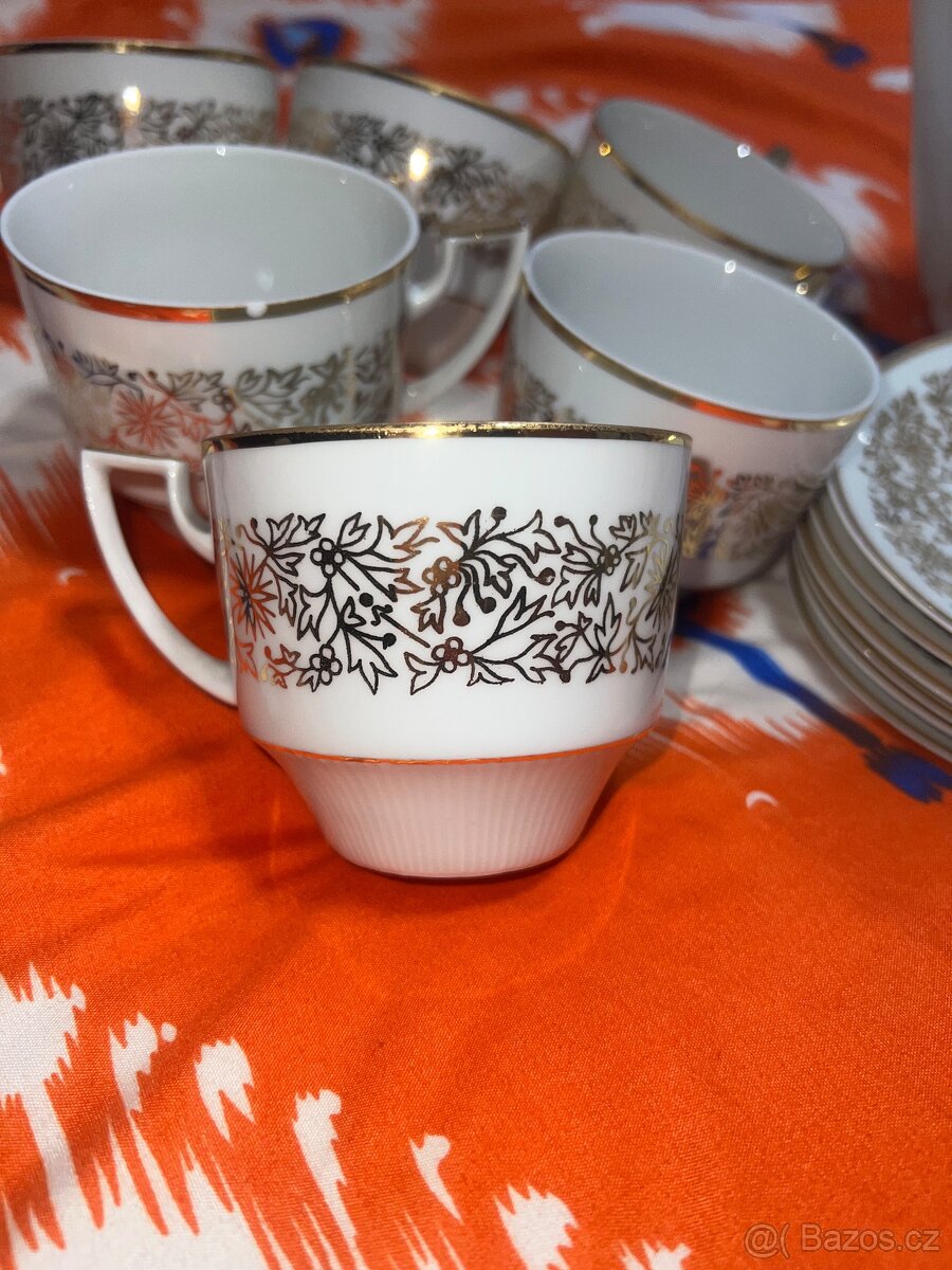 Porcelánová kávová sada Pirkenhammer, Czechoslovakia – 60. l - 2