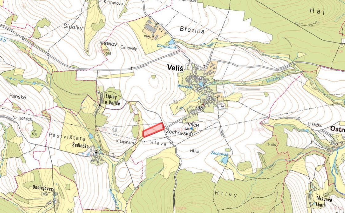 Zemědělská půda, prodej, Veliš, Benešov - 2