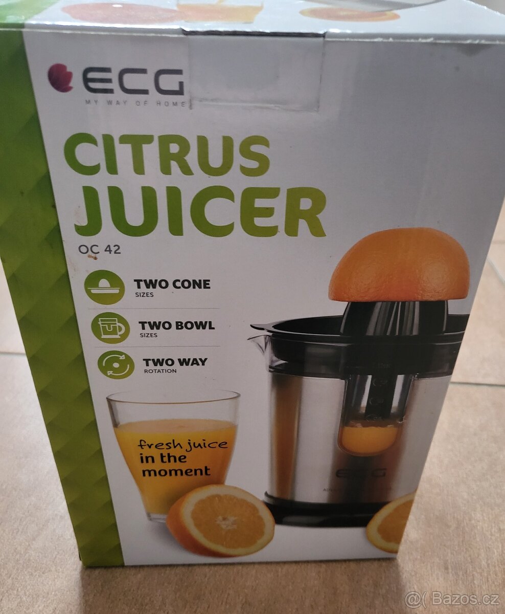 Elektricky lis na citrusy ECG - 2