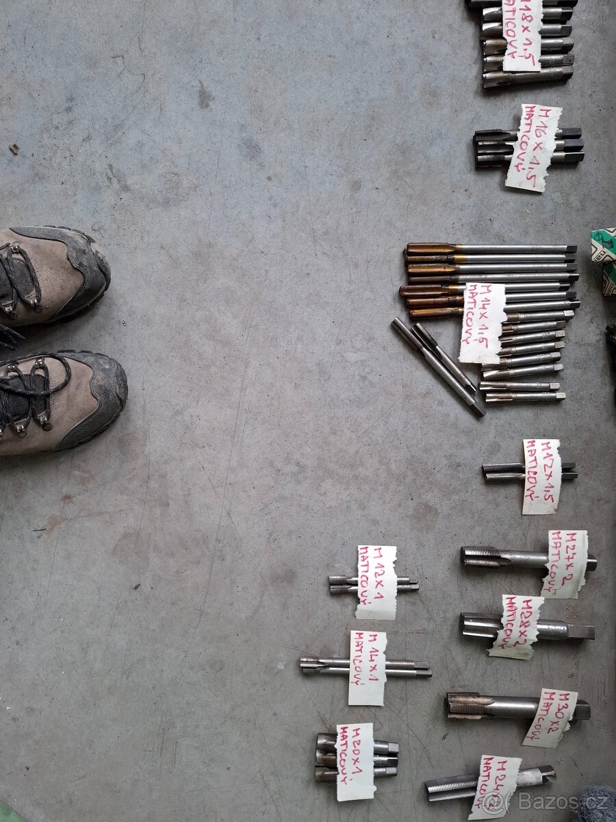 Maticové závitníky M stoupání 1-1,5-2 - 2