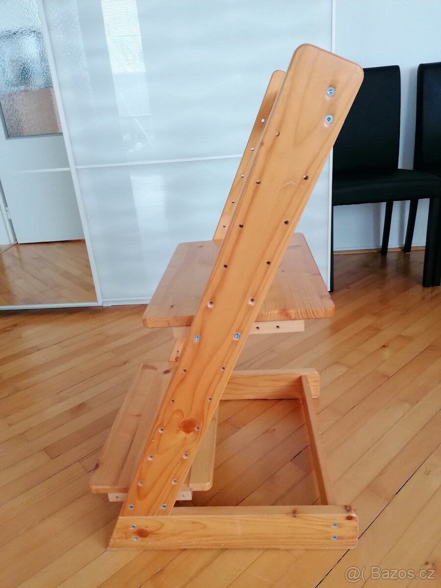 Dřevěná rostoucí židle - 2