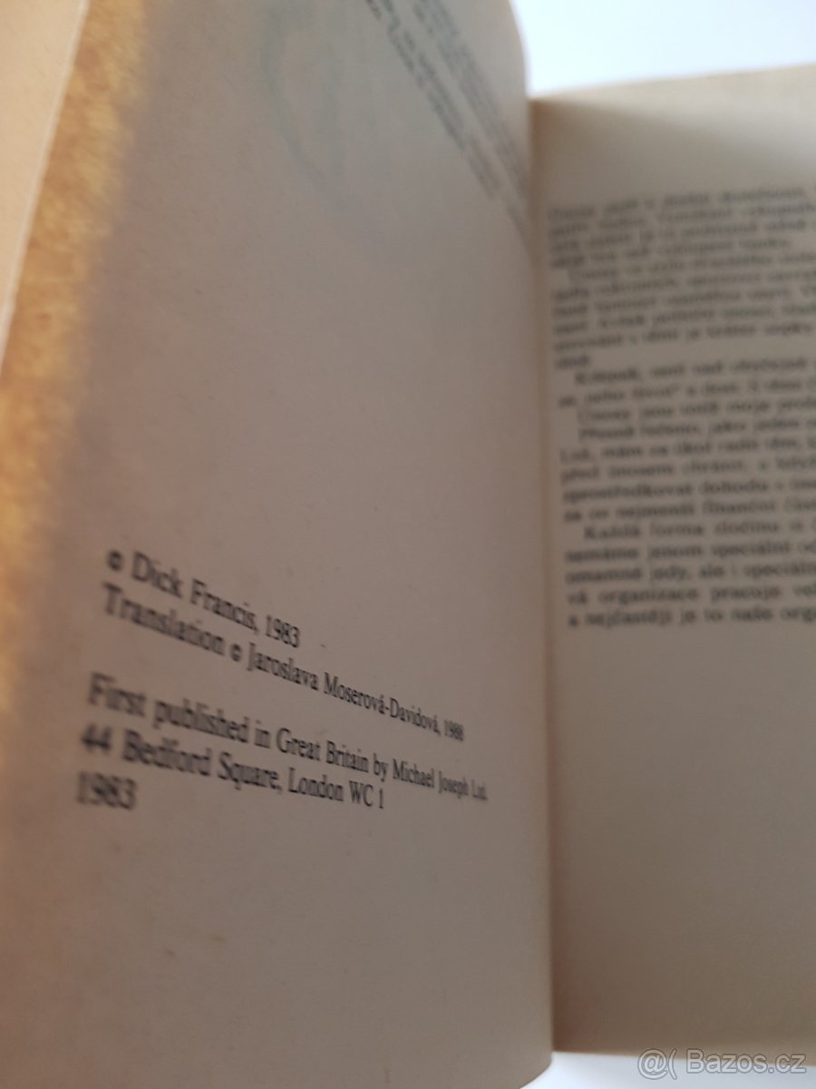 Hrozba Dick Francis - 2