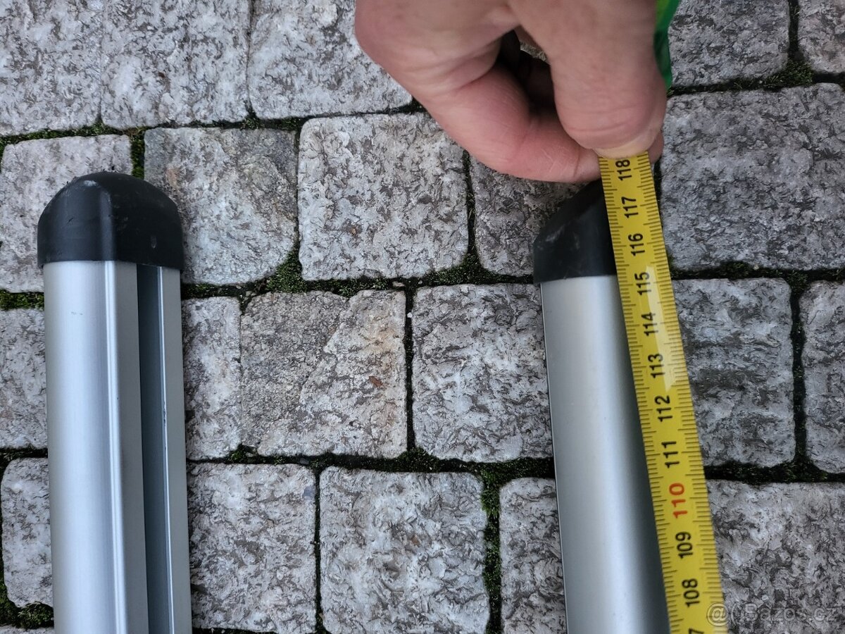 zánovní příčníky 118cm Menabo Brio +2klíče - 2