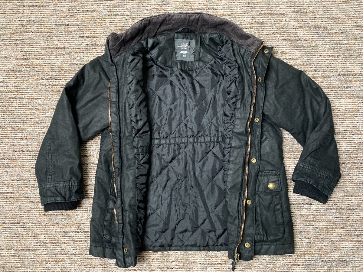 Zateplená bunda H&M vel.128-134 - 2