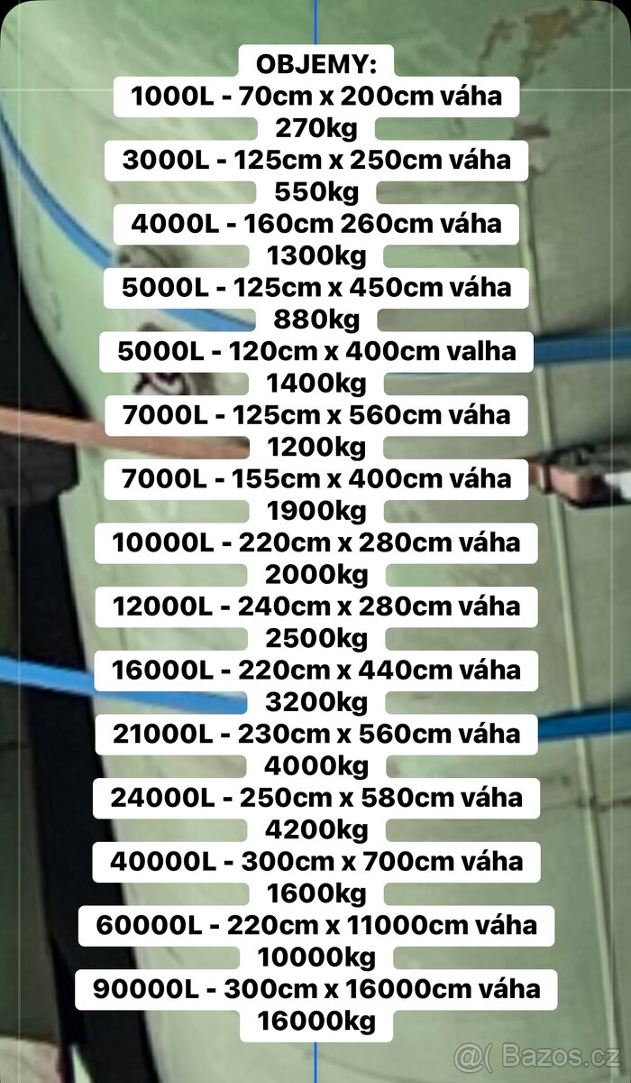 Cisterna železná nádrž na vodu - 2