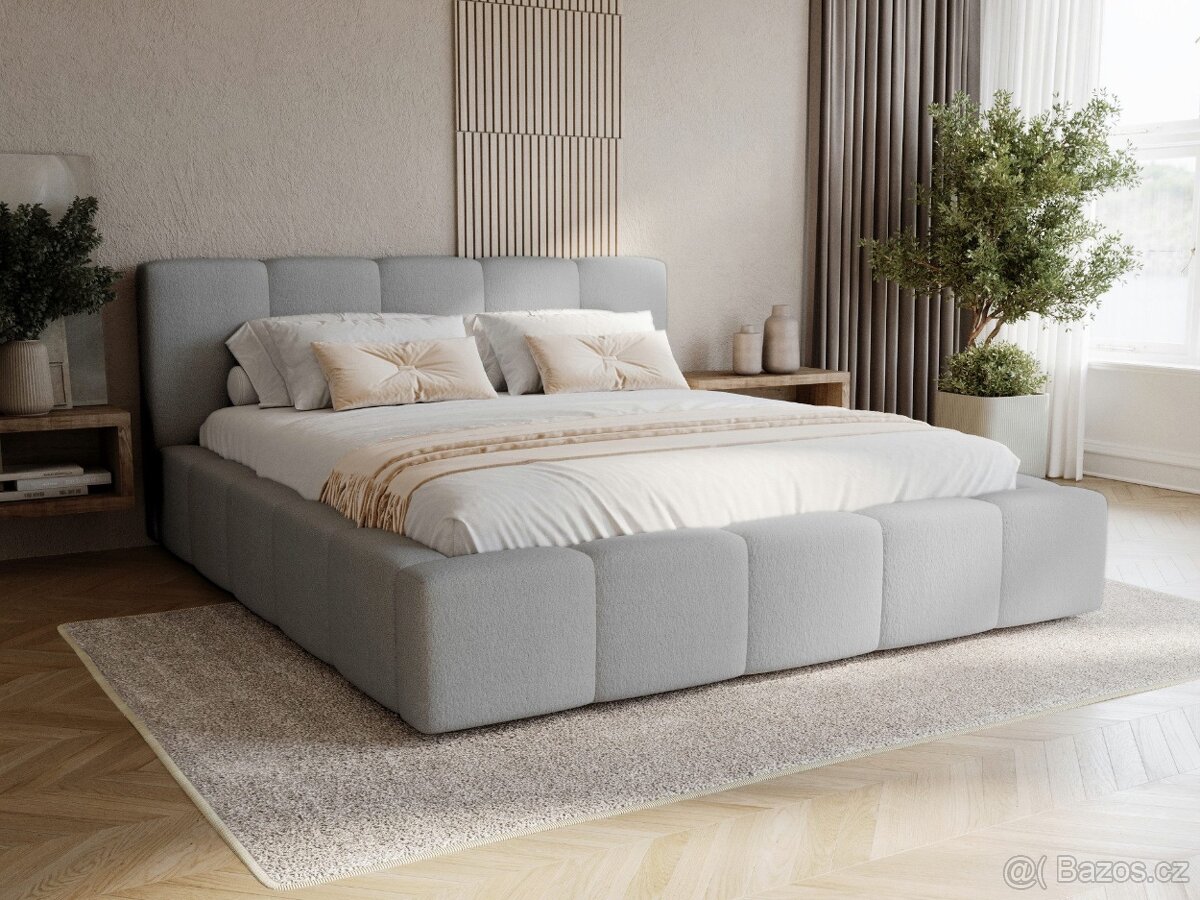 Čalouněná postel Ester 3 barvy 160/180x200cm Nová - 2