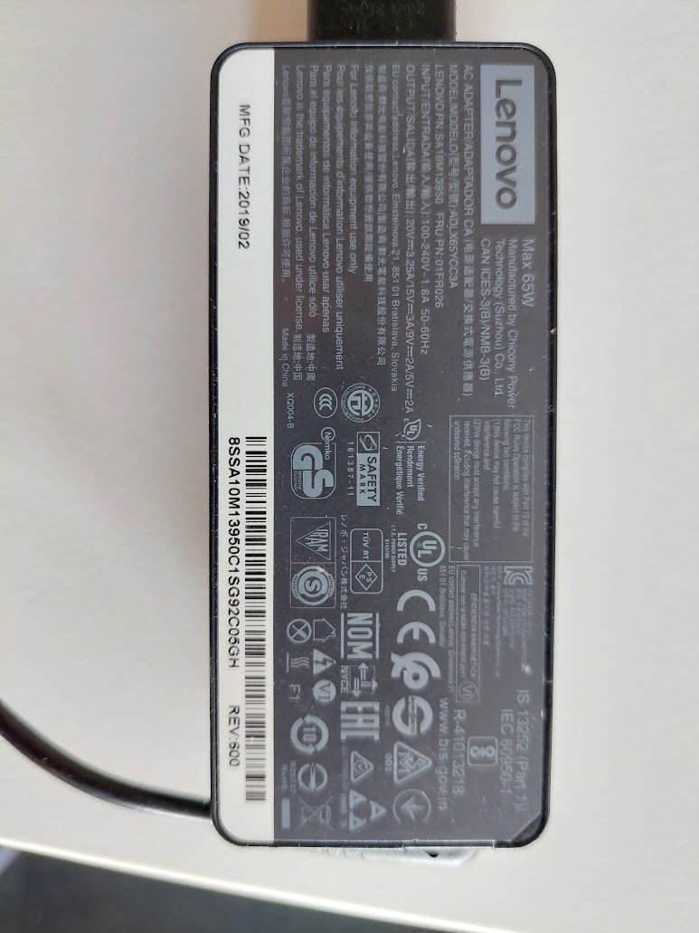 Lenovo USB-C 65W AC Adapter - 2
