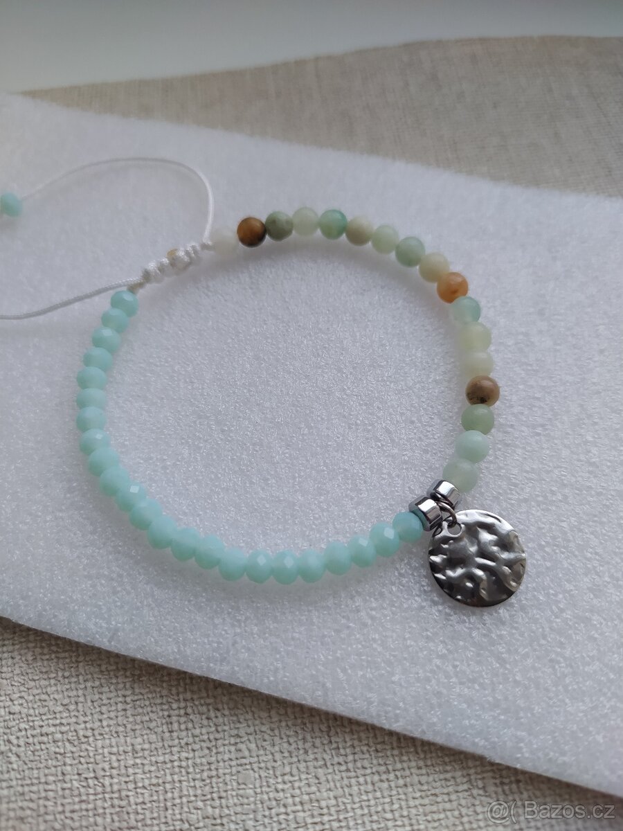 Náramek Amazonit měsíc - 2