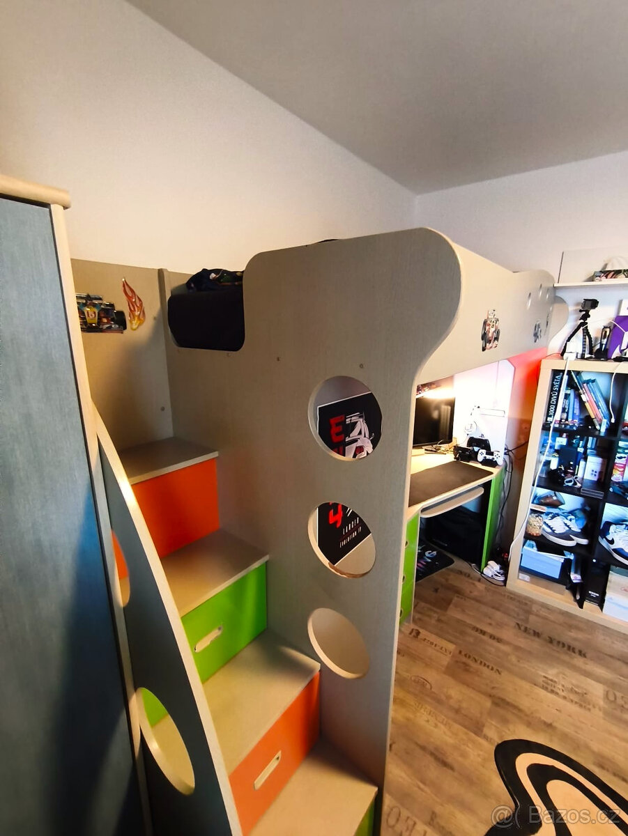 DVOUPATROVÁ POSTEL sestava - 2