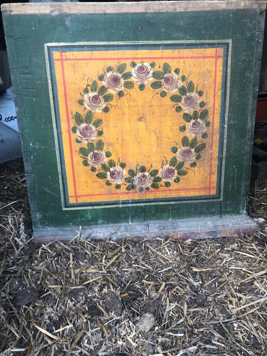 Starožitná malovaná truhla – půdní poklad hledá nový domov - 2