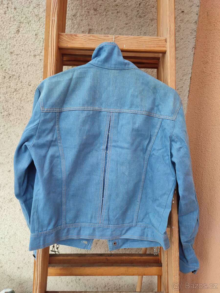 Retro polská džínová bunda - 2