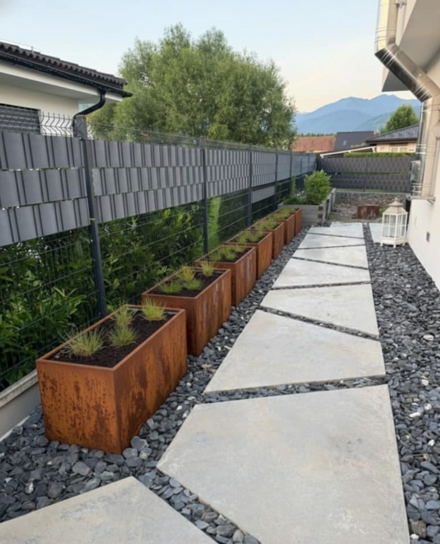 Prodej cortenových květináčů, vyvýšených záhonů - 2