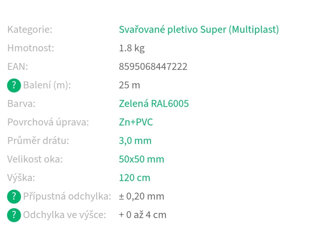 Svařované pletivo - 2