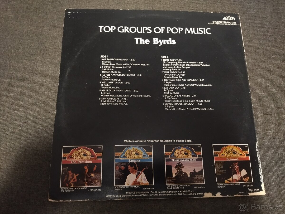 LP - The BYRDS - Top Groups...296990-245 - 2