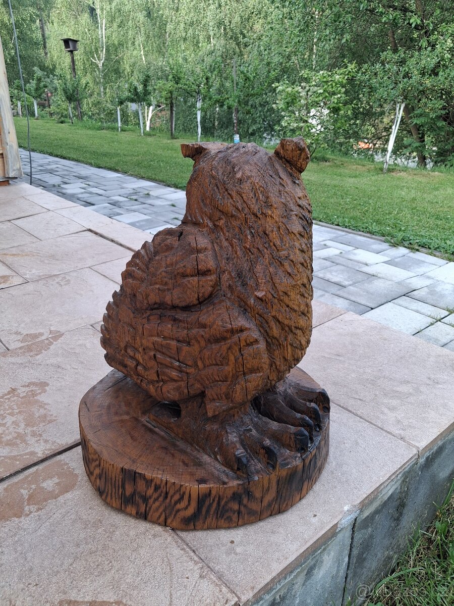 Dřevěný výr - 2
