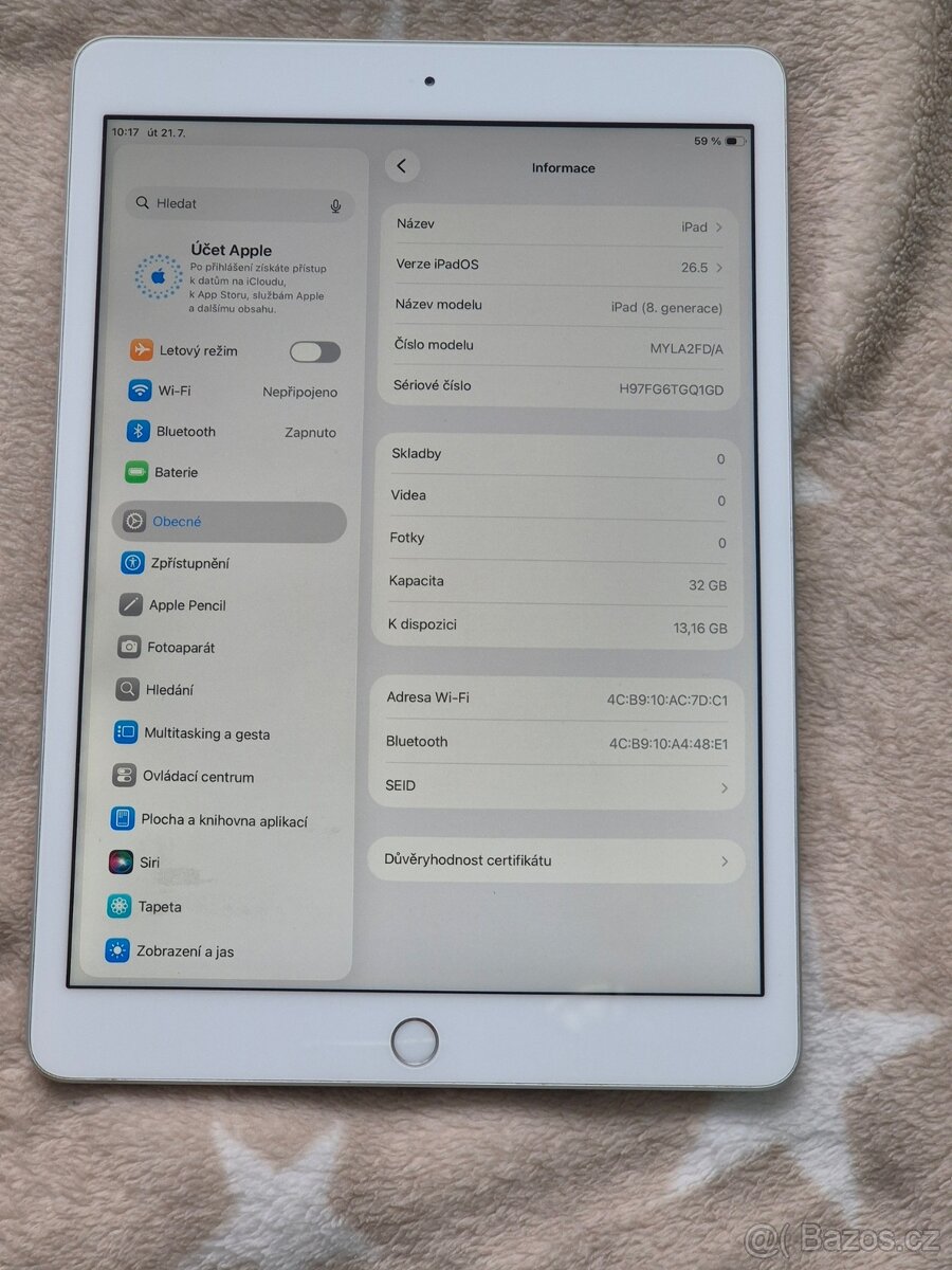Apple iPad 8. generace 32gb - 2