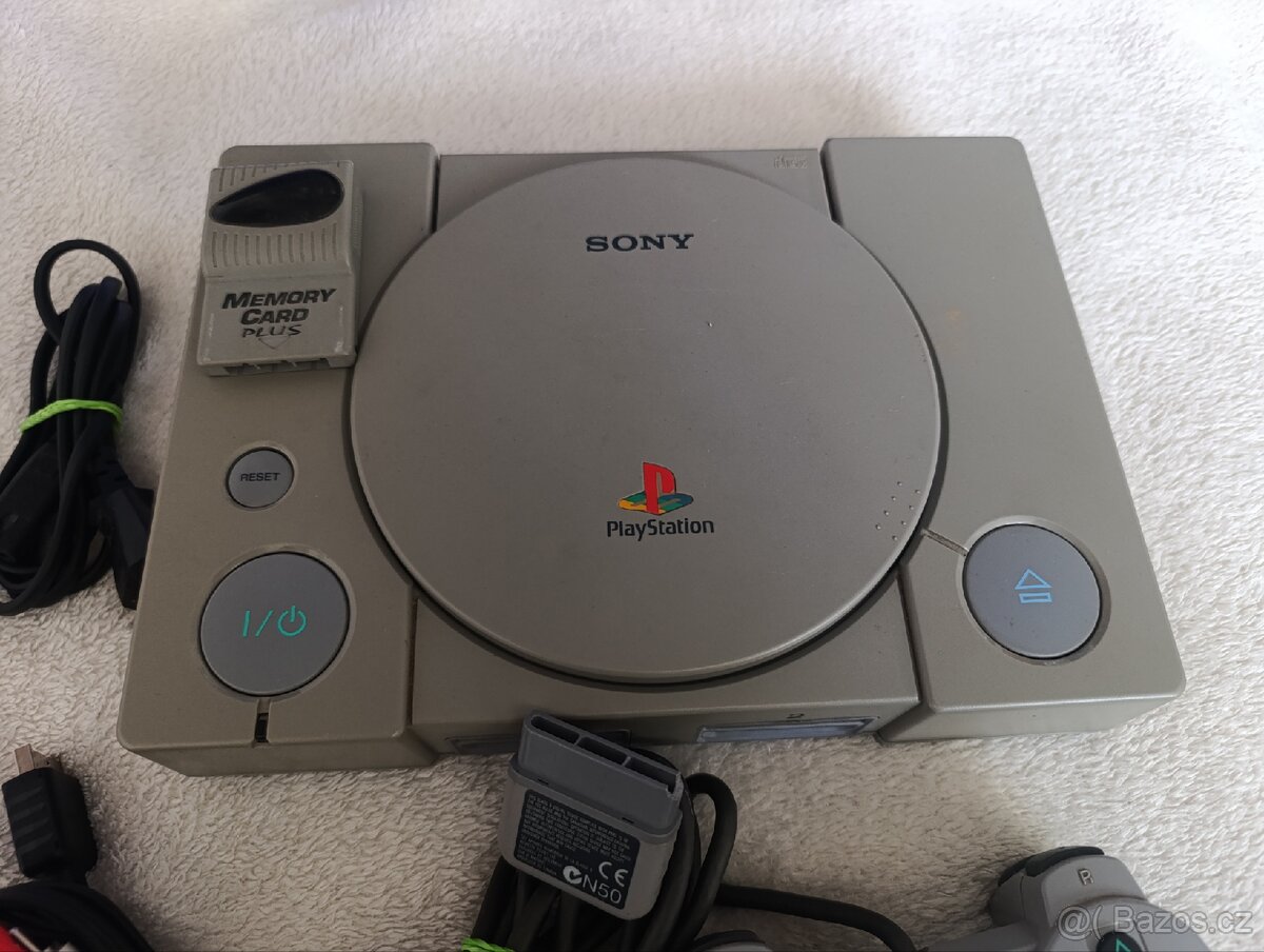 PS1 PSX PlayStation 1 FAT + Hry - 2