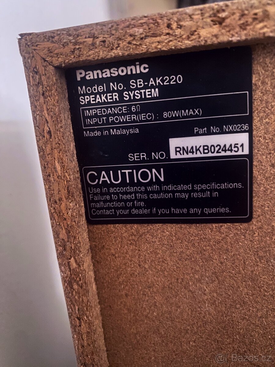 REPROBEDNY PANASONIC SB-AK220 80W MALAYSIA - 2