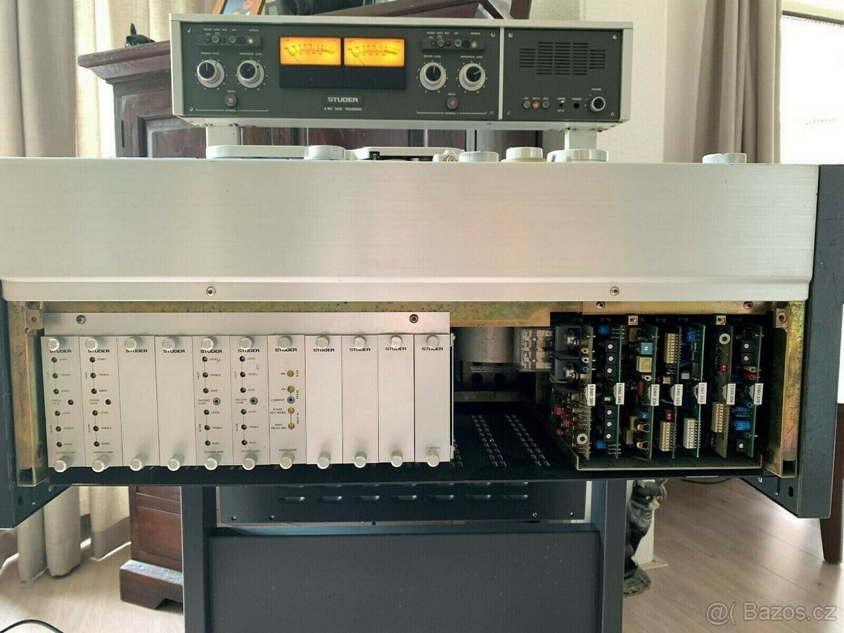 Studer A80RC mkII 14 2stopý hlavní zobcový flétnový magnetof - 2