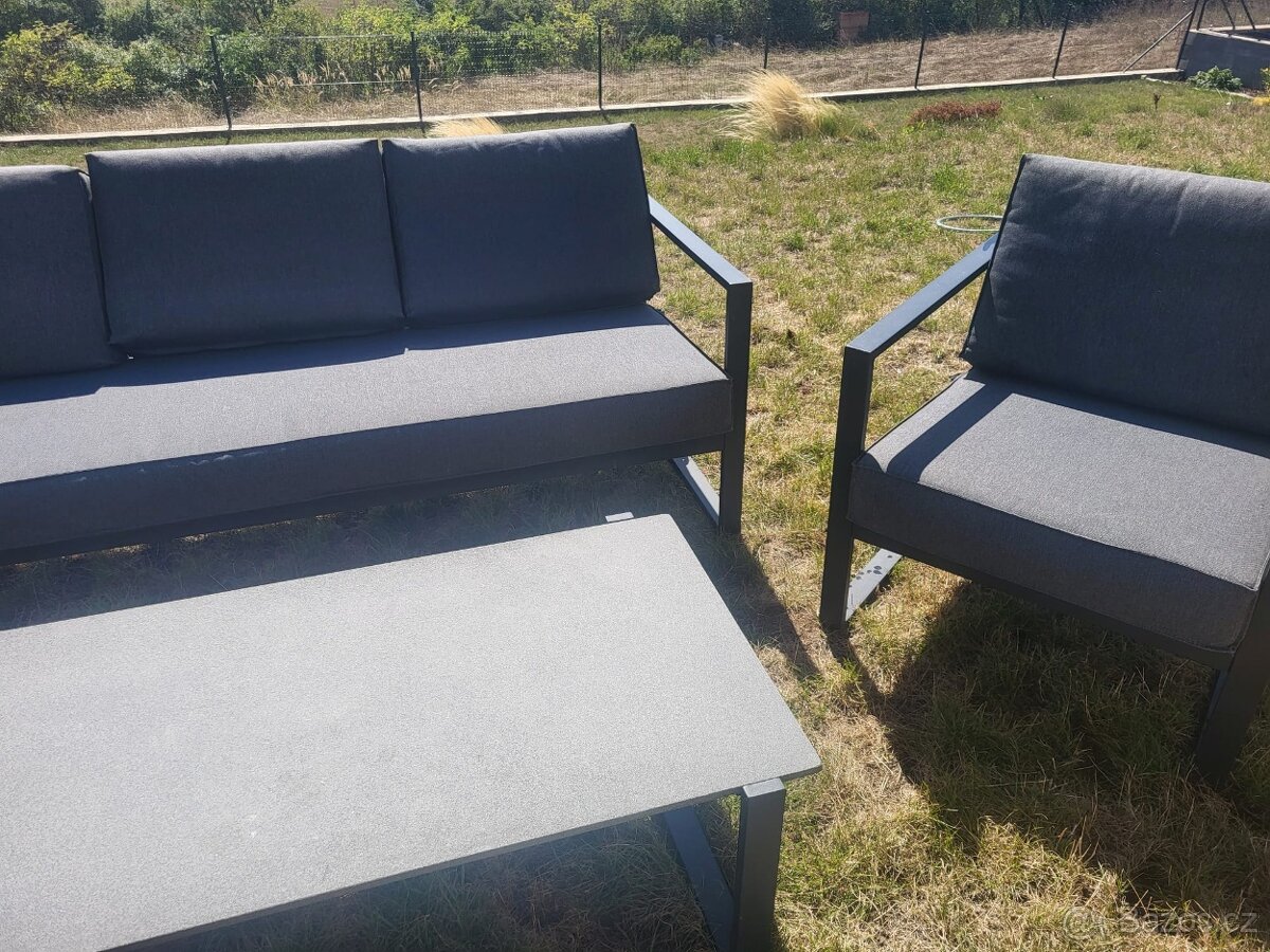 Zahradní sestava VONGE 5 osob černá - 2