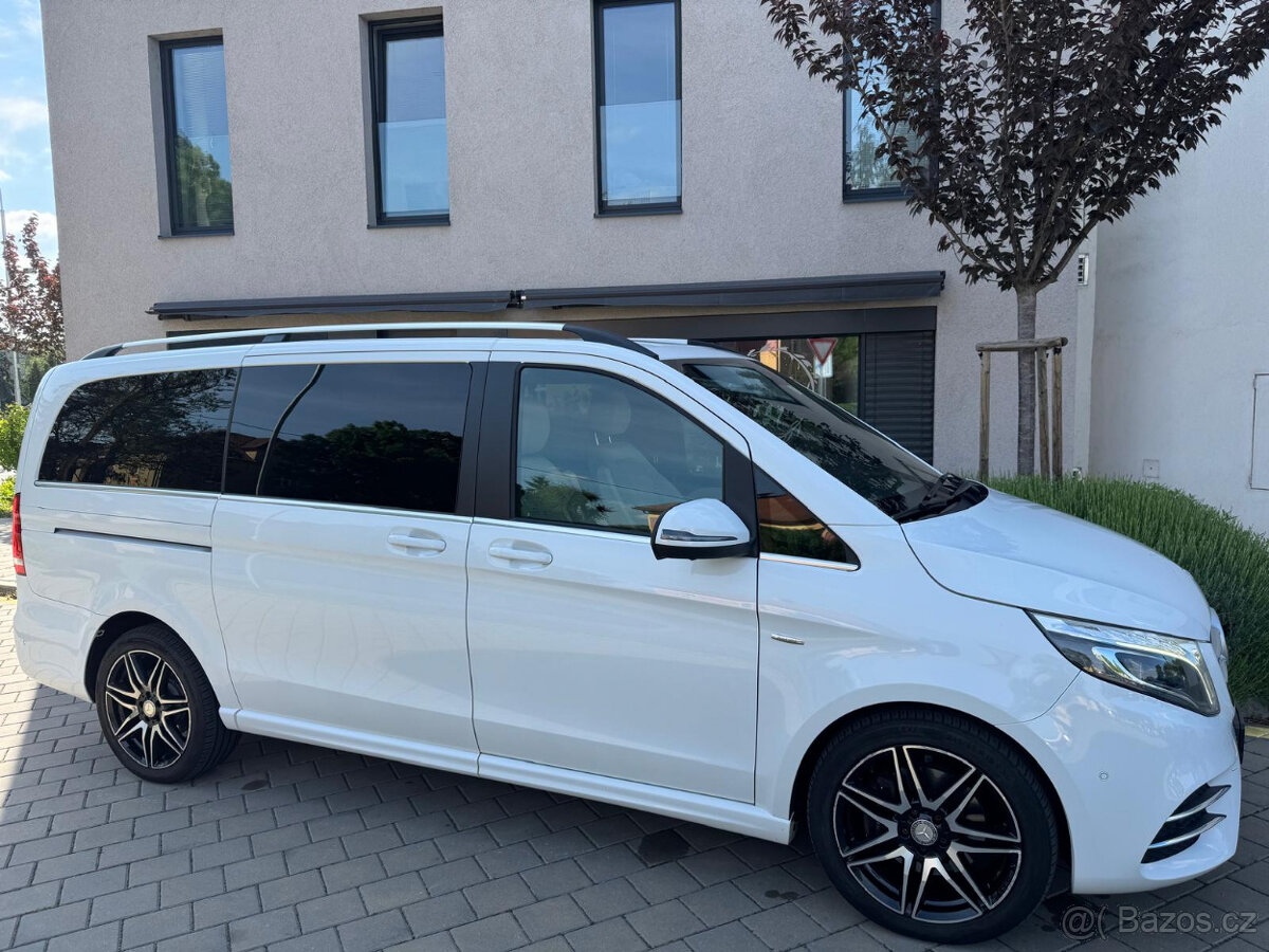 V250d AMG paket full LED kamery ACC webasto BURMASTER tažne - 2