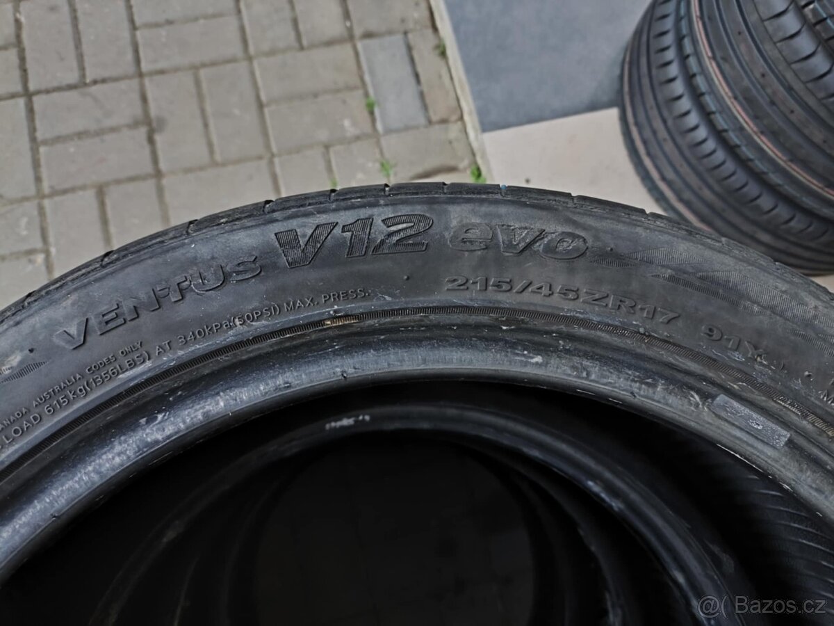 Pneu letní 215 /45 ZR17 Hankook Ventus V12 evo - 2