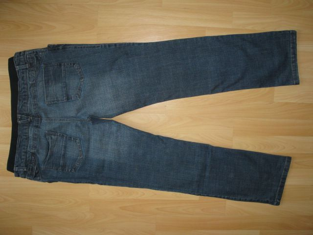 Krásné skoro nové těhotenské džíny + 2 tuniky - 2