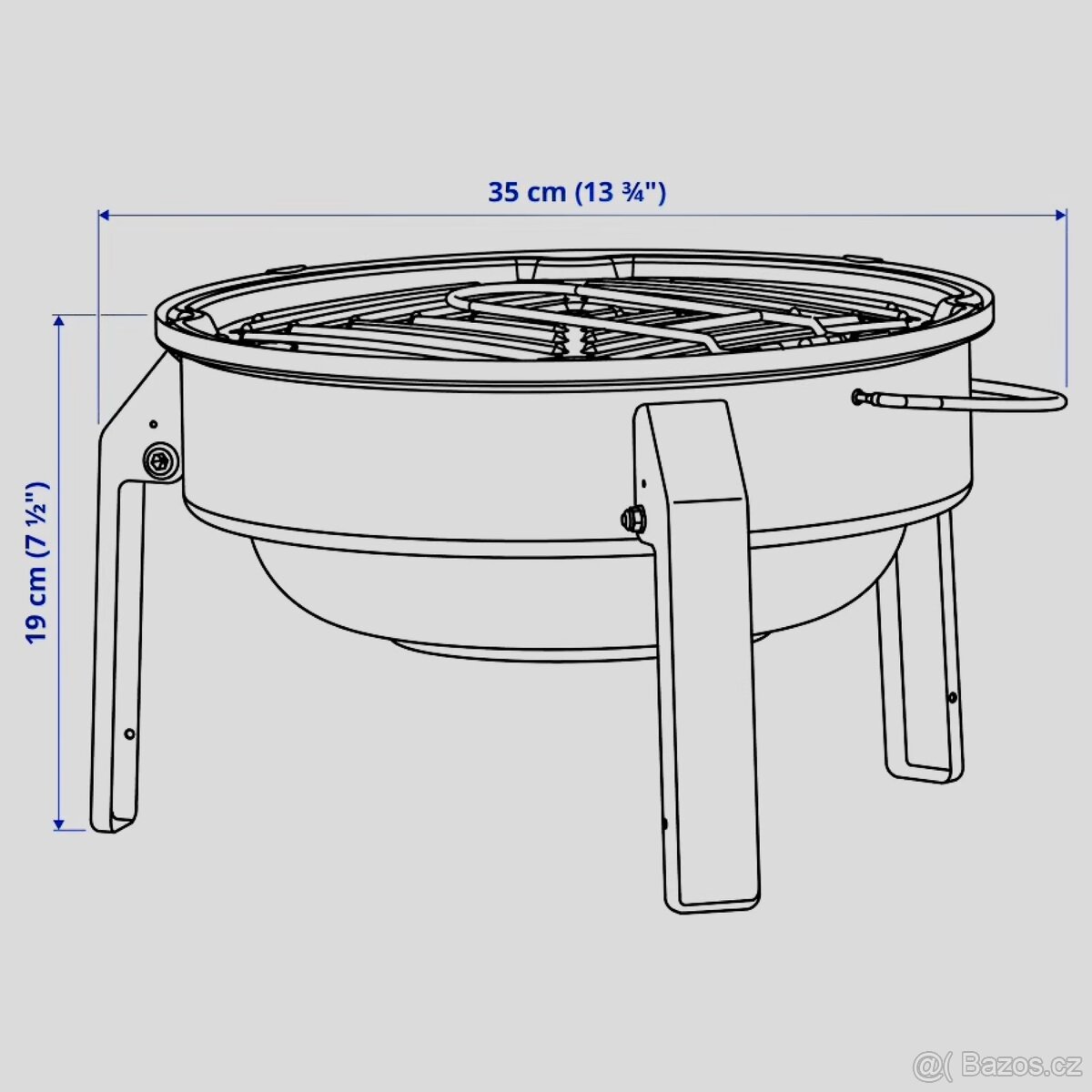 Malý přenosný gril - 2