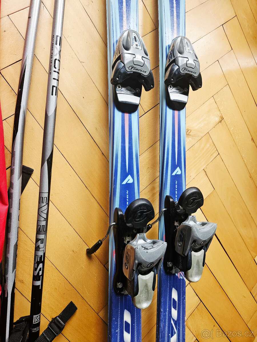 Kompletní lyžařský set (lyže, boty, hole) - 2