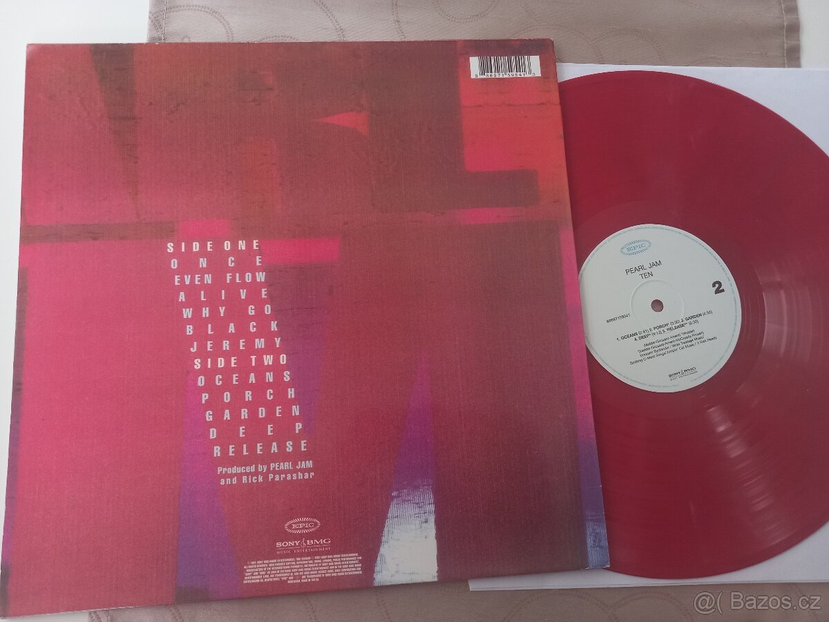 PEARL JAM “Pearl/Epic/ sucasne vydanie, nova neprehravana LP - 2