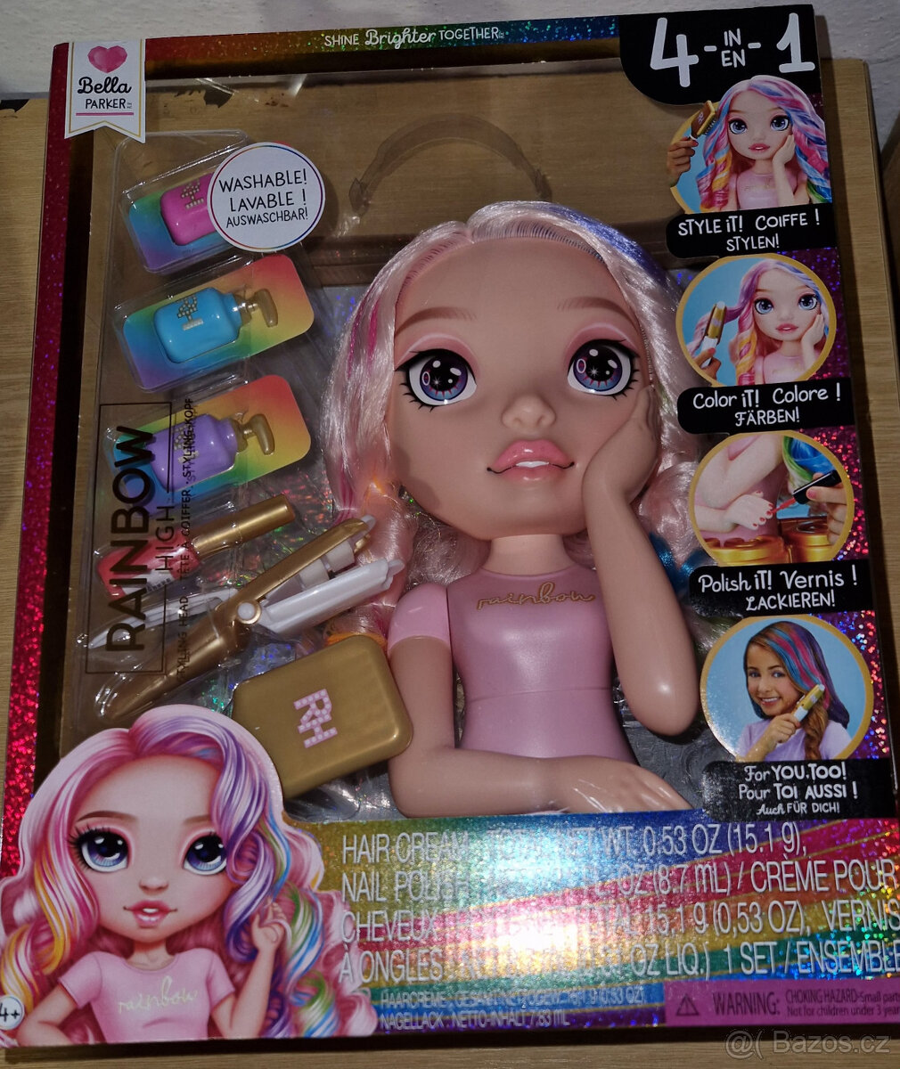 Rainbow High Hlava na česaní NOVÁ - 2