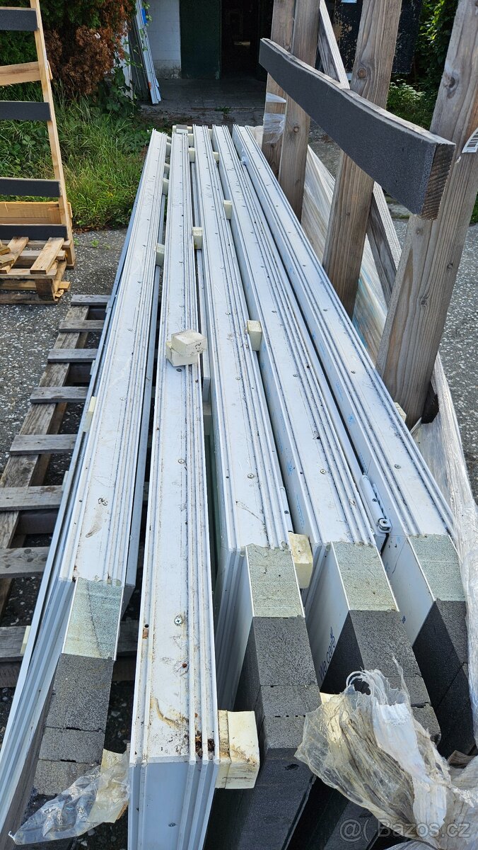 BALKONOVÉ DVEŘE PVC 830x3130 mm - NOVÉ - 5KS - 2