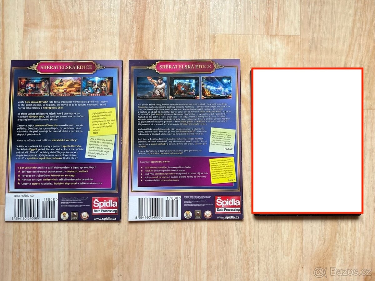 PC hry v češtině - sběratelská edice - 2