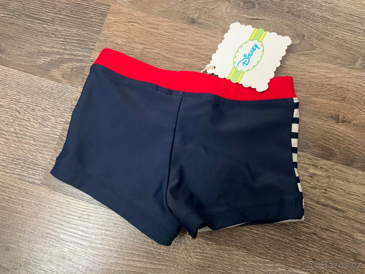 nové plavky Mickey 3-6m - 2