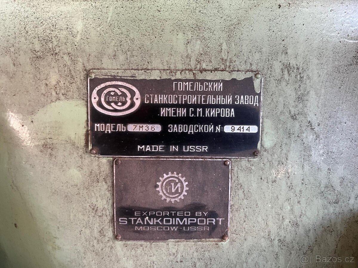 Obrážečka na kov vodorovná 7M 36 - 2